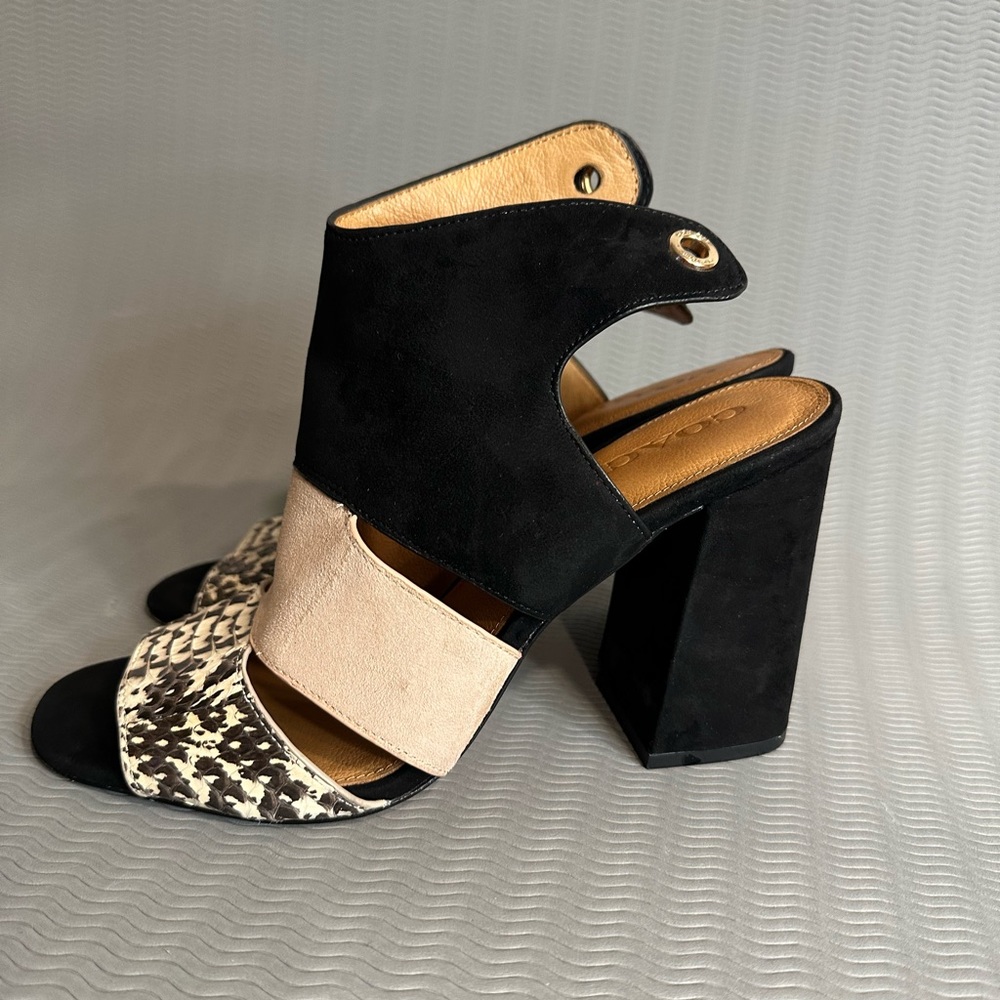 Coach Womens Minetta Suede Open Toe Casual Slingback Sandals